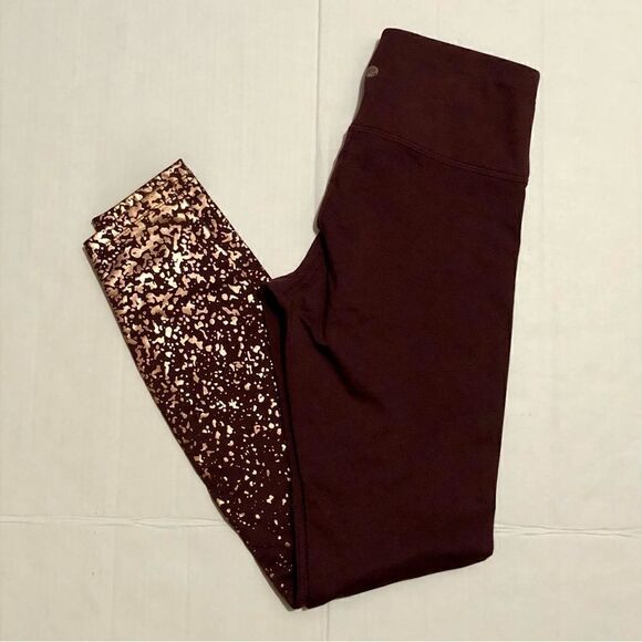 Apana Burgundy High Waist Leggings (XS) - Picture 5 of 5